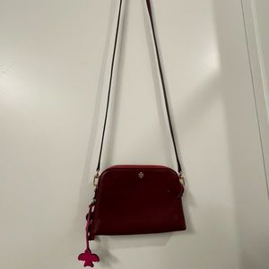 Tory Burch Peace Pebbled Cross-body. Worn a few times. Tag included.